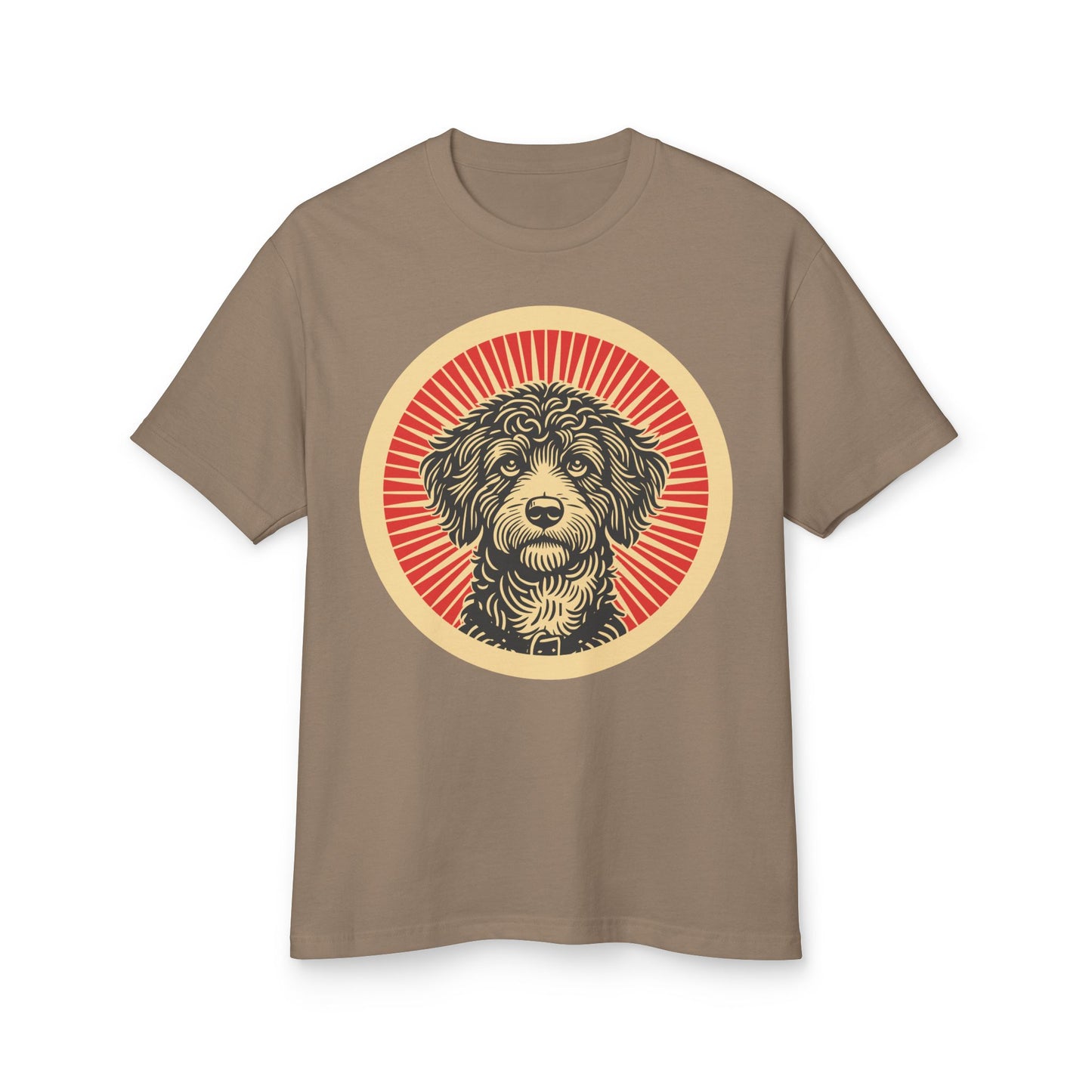 Bordoodle Heavyweight Cotton T-Shirt for Adults