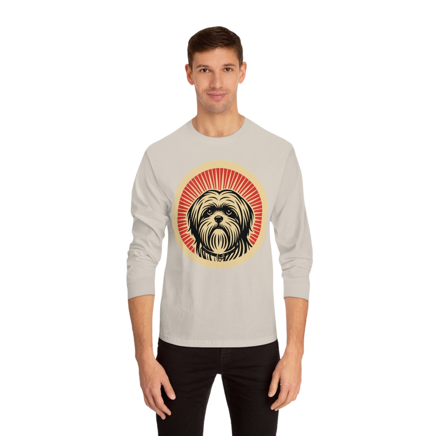 Lhasa Apso Long Sleeve Tee for Adults