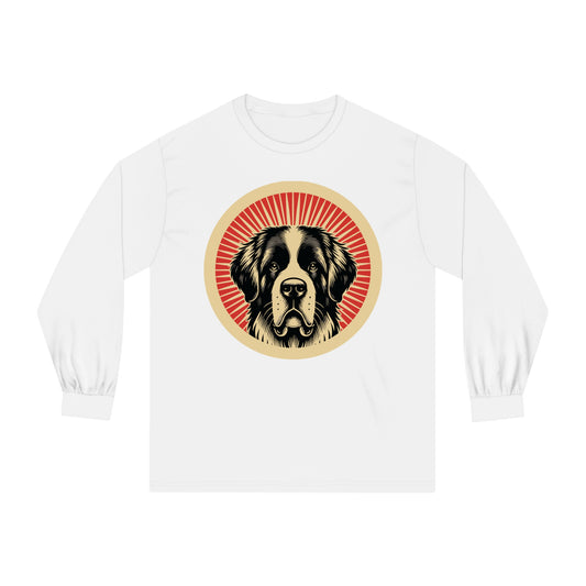 Saint Bernard Long Sleeve Tee for Adults
