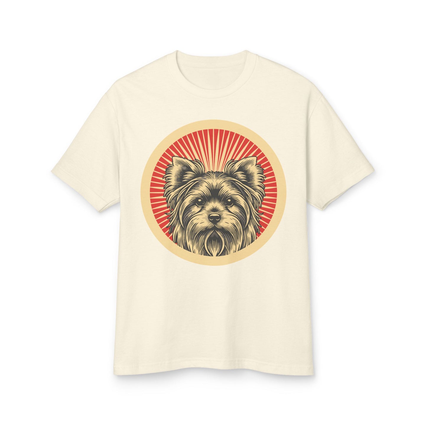 Yorkshire Terrier Heavyweight Cotton T-Shirt for Adults