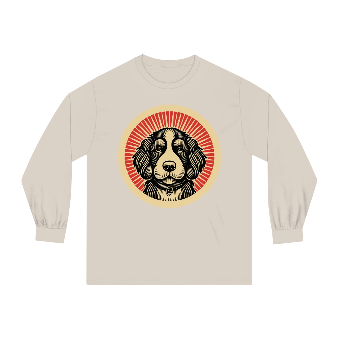 Bernedoodle Long Sleeve Tee for Adults