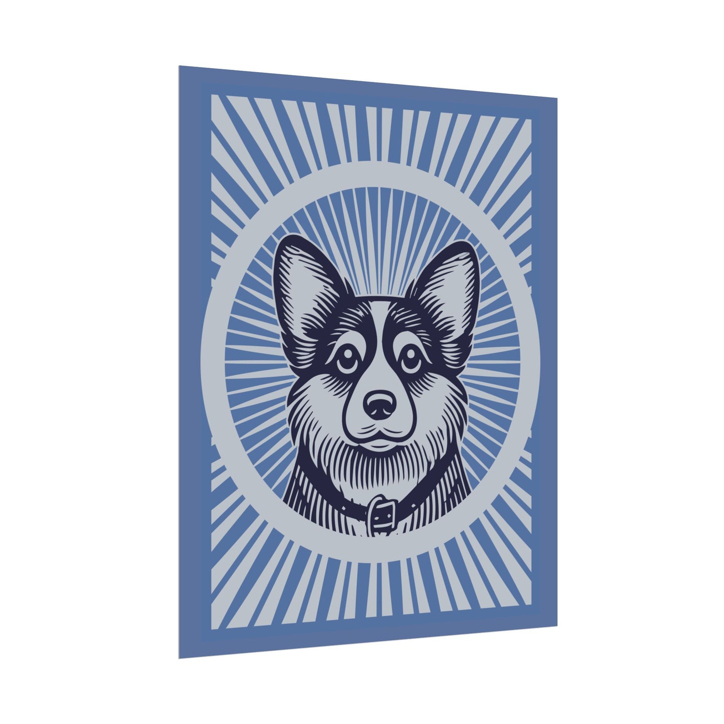 Corgipoo Art Print