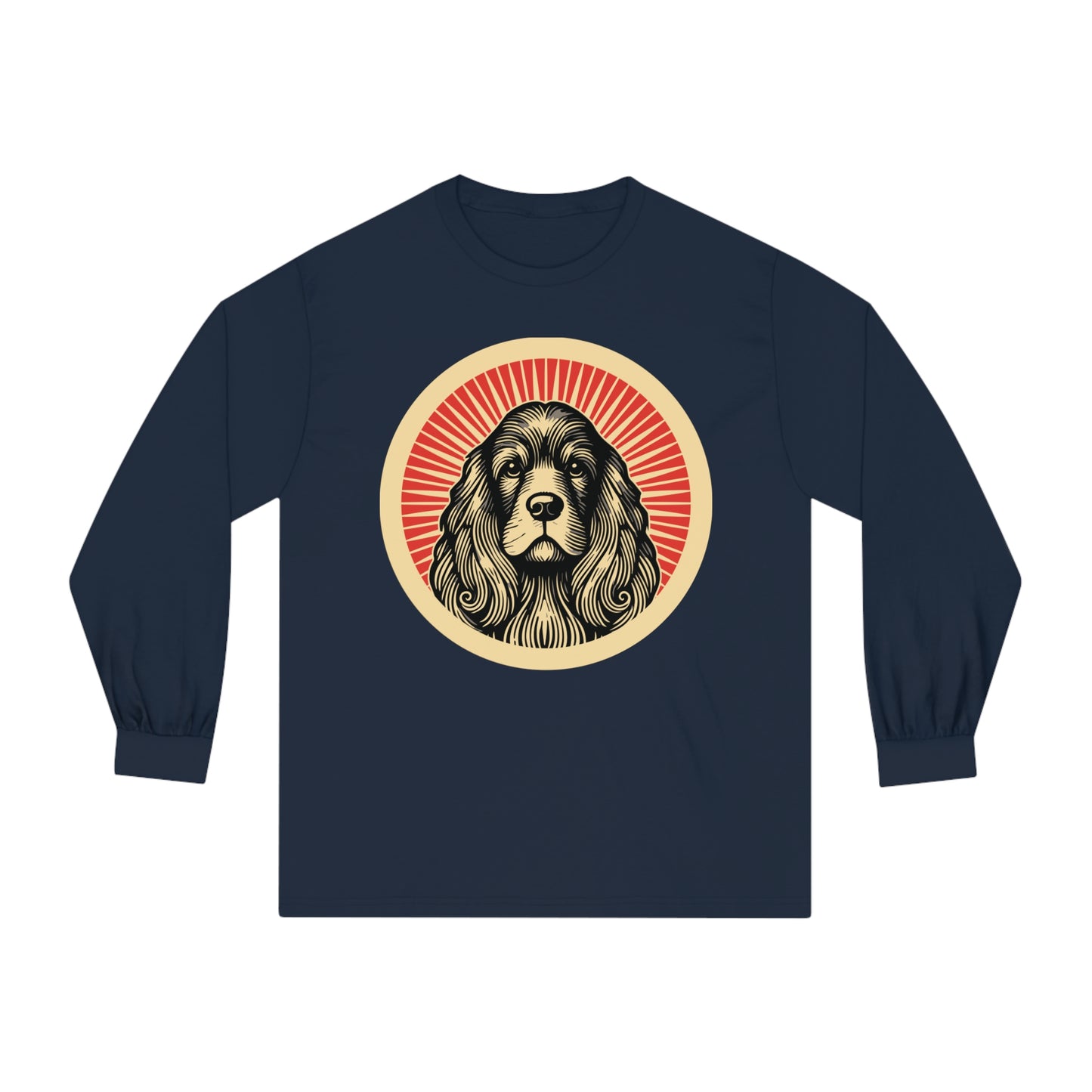 American Cocker Spaniel Long Sleeve Tee for Adults