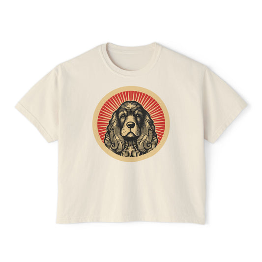 American Cocker Spaniel Body Tee for Women
