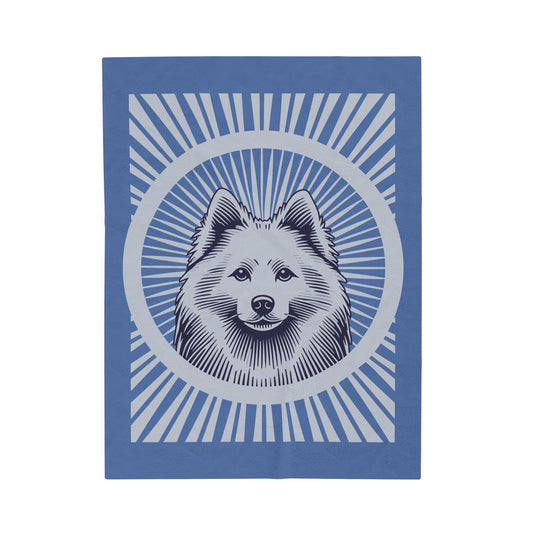 American Eskimo Dog Blanket
