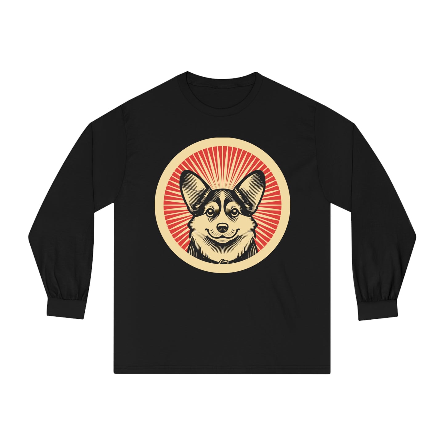 Pembroke Welsh Corgi Long Sleeve Tee for Adults