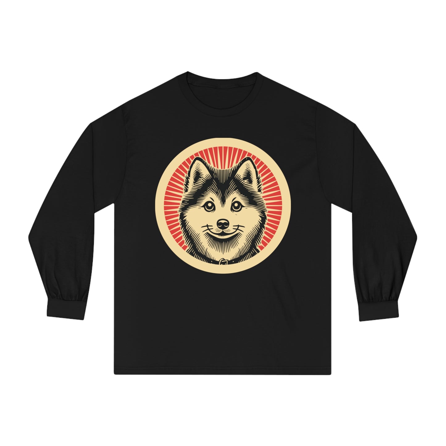 Pomsky Long Sleeve Tee for Adults