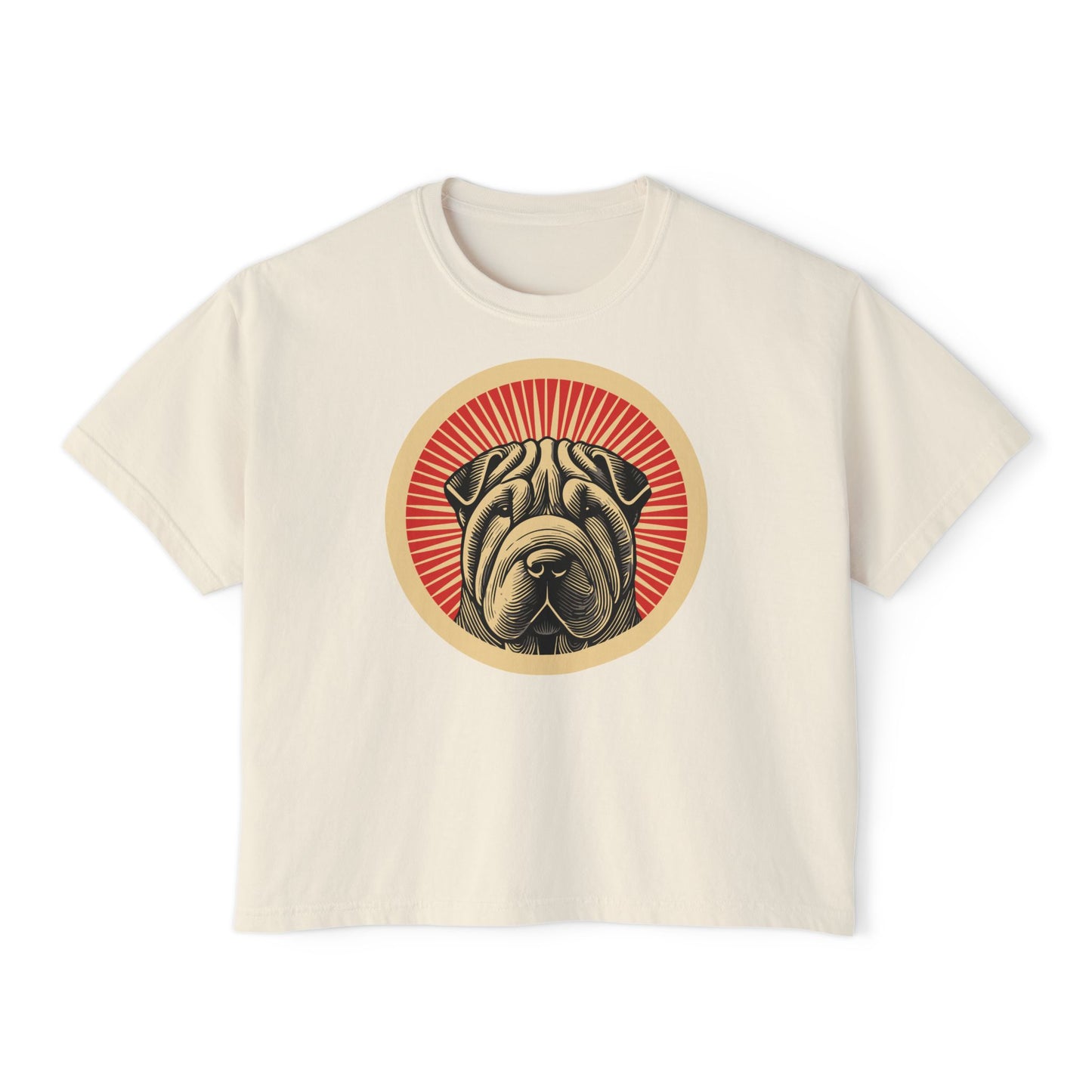 Chinese Shar-Pei Boxy Tee for Women