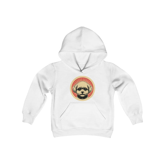 Bichon Frise Heavy Hoodie for Kids