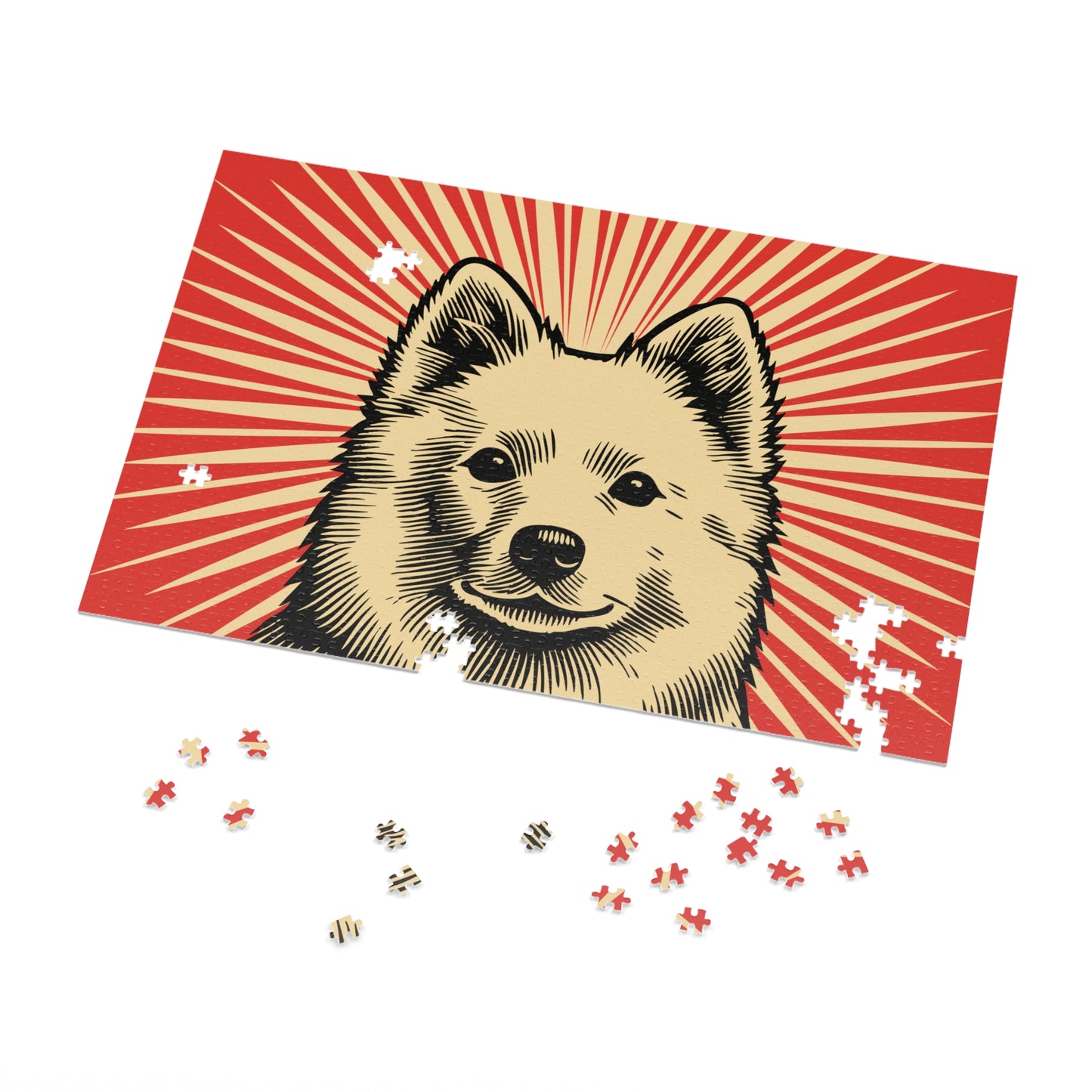 American Eskimo Dog Jigsaw Puzzle