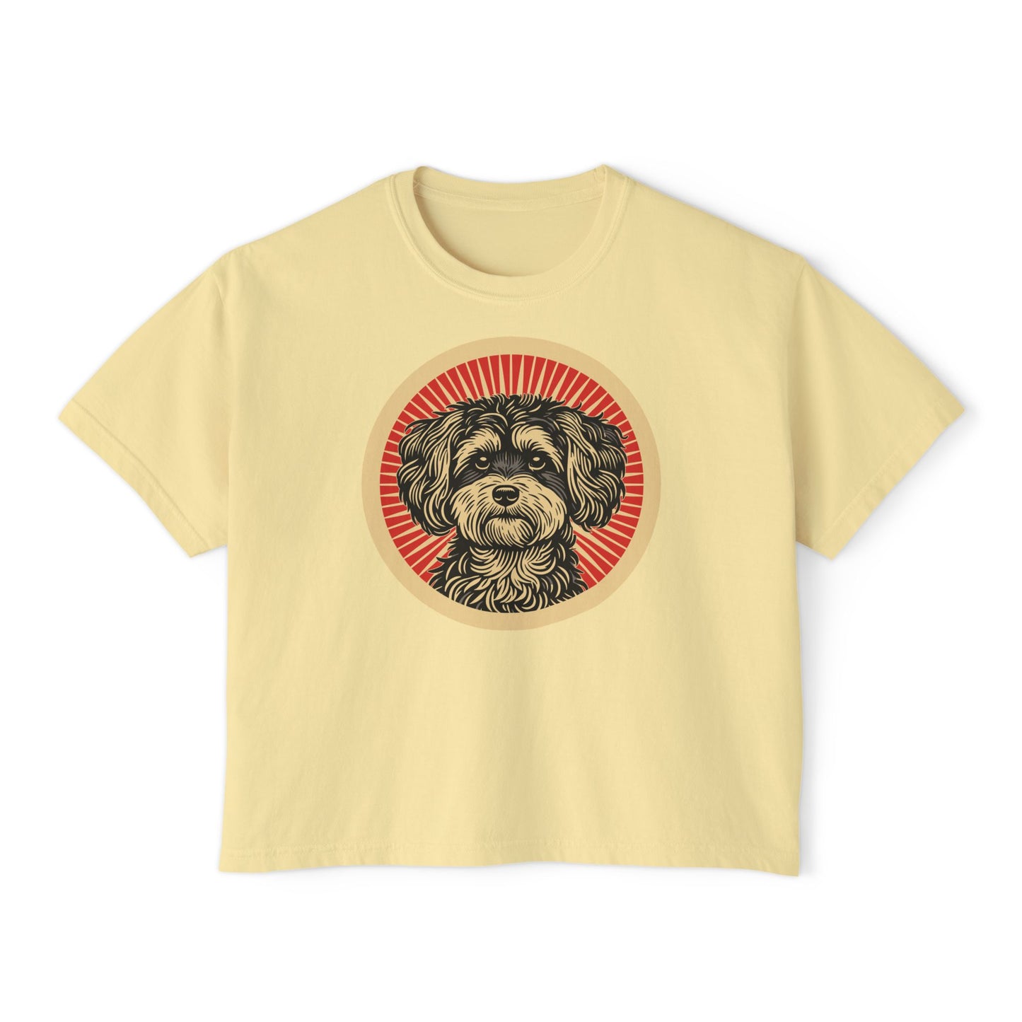 Maltipoo Boxy Tee for Women
