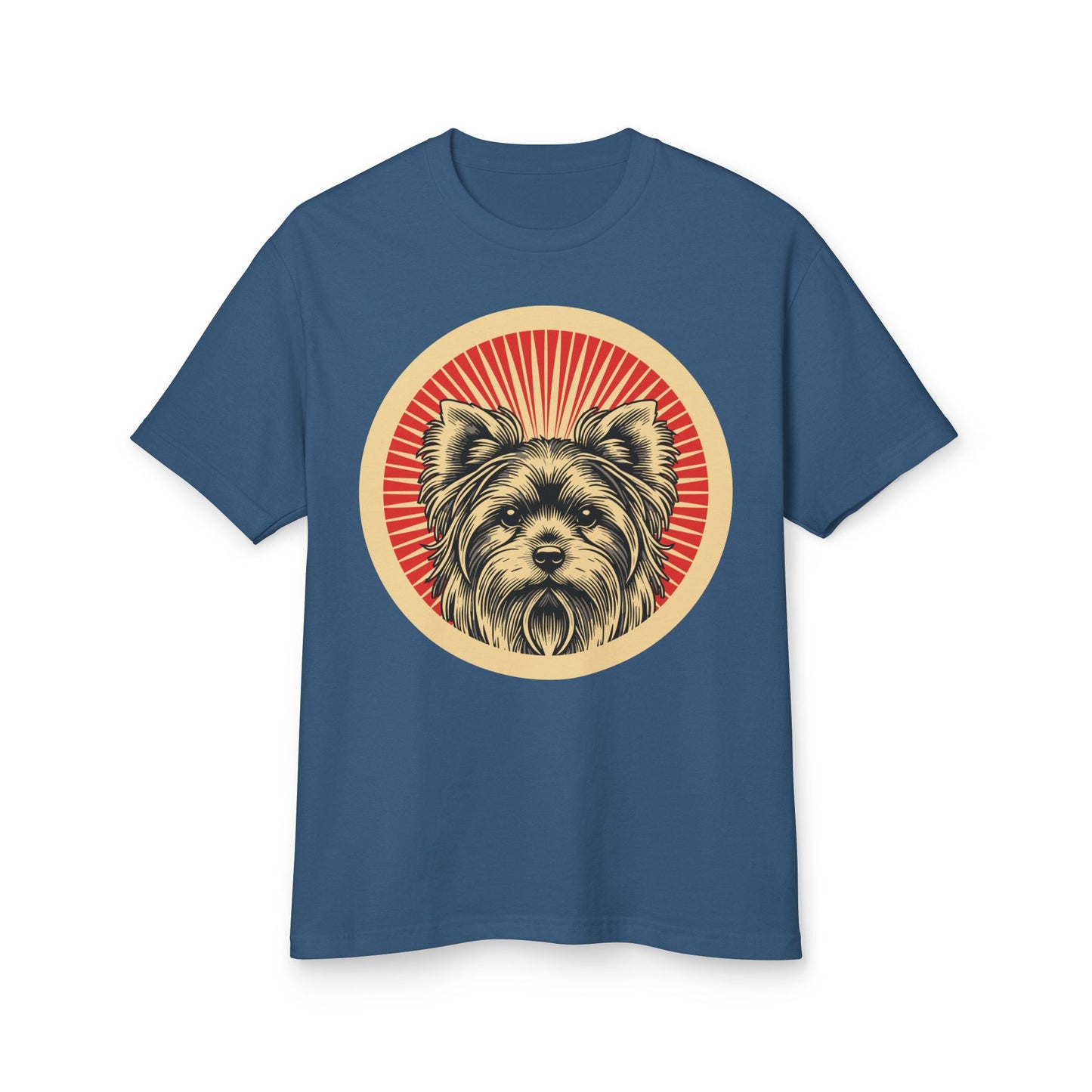 Yorkshire Terrier Heavyweight Cotton T-Shirt for Adults