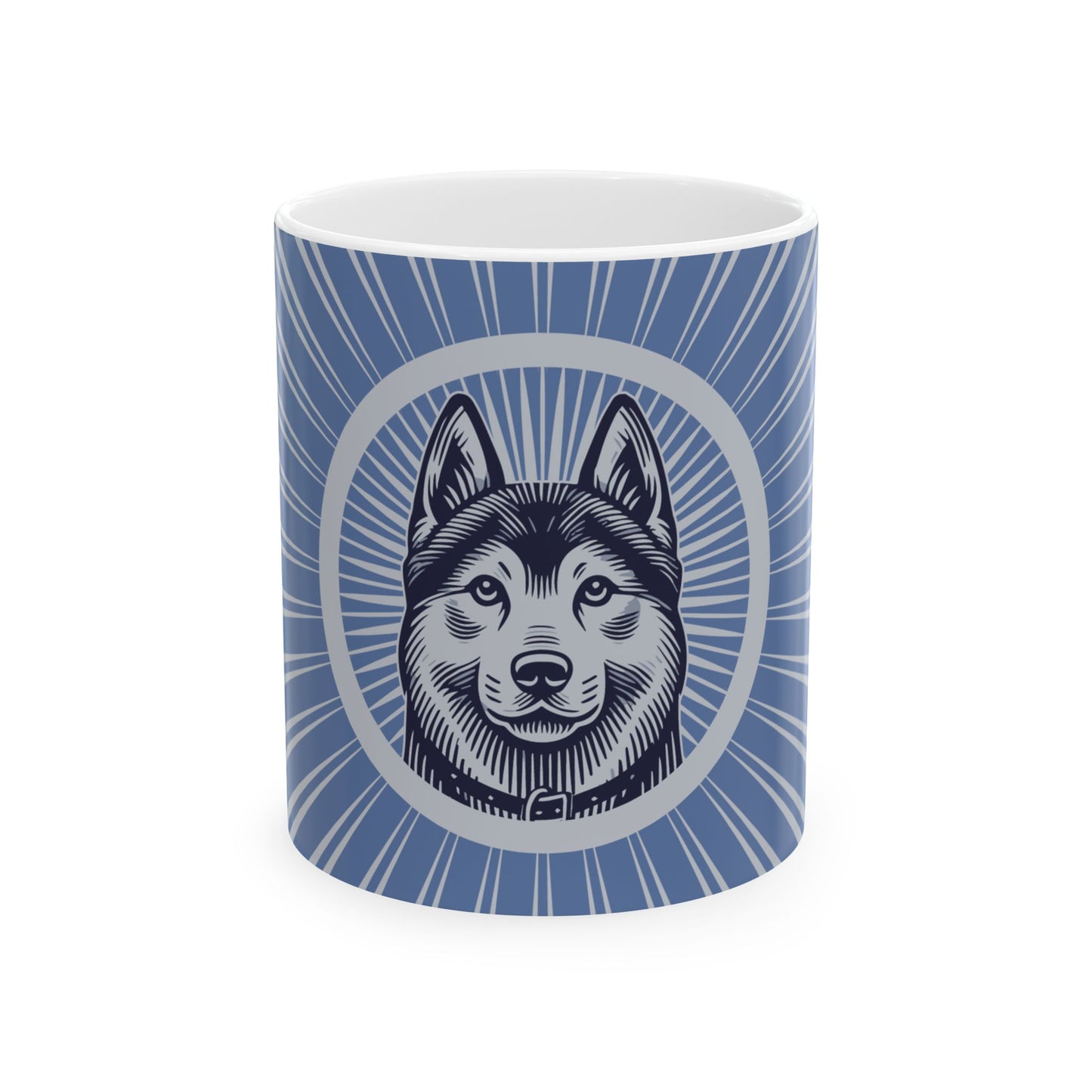 Norwegian Elkhound Ceramic Mug