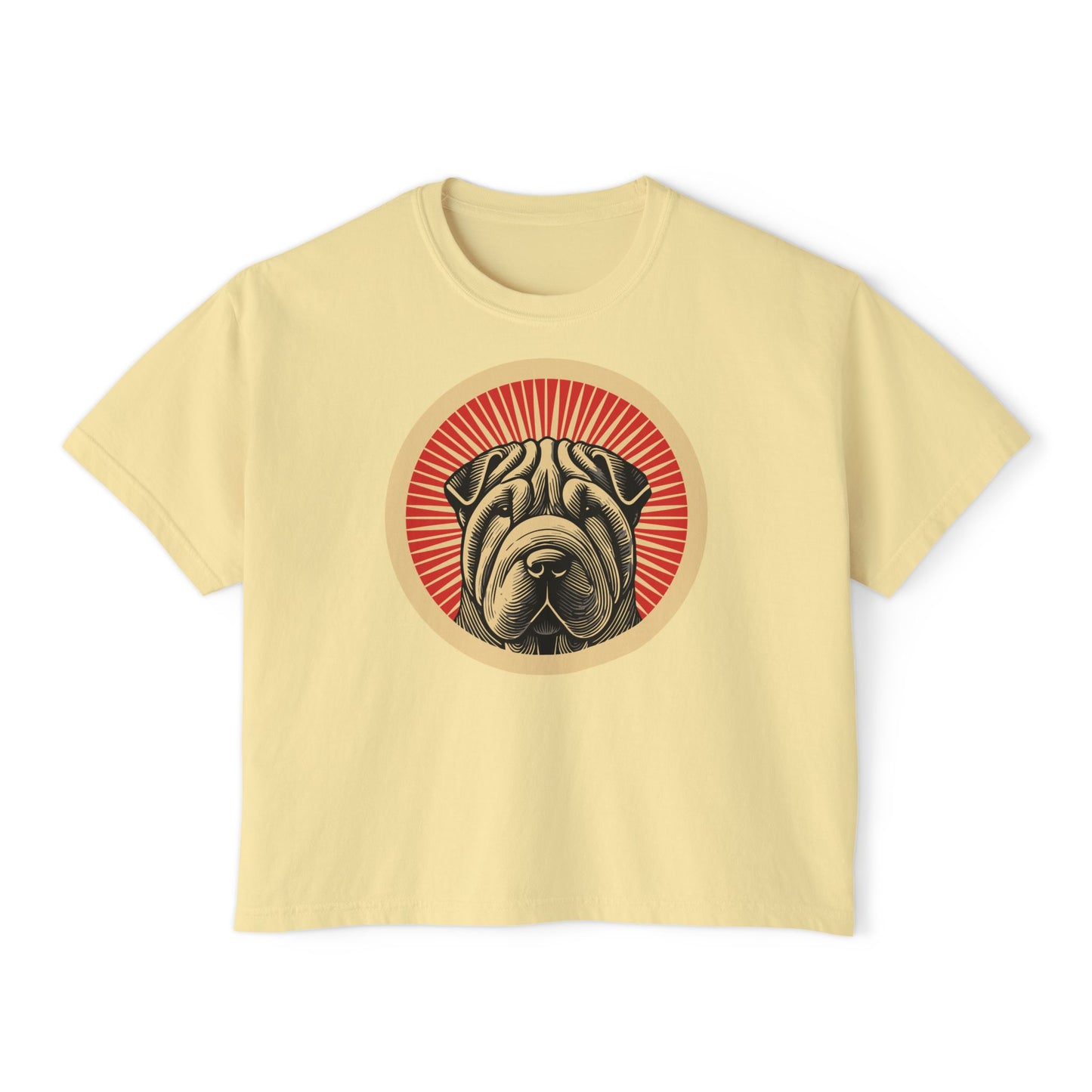 Chinese Shar-Pei Boxy Tee for Women