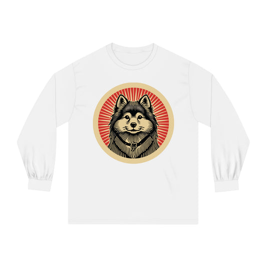Finnish Spitz Long Sleeve Tee for Adults