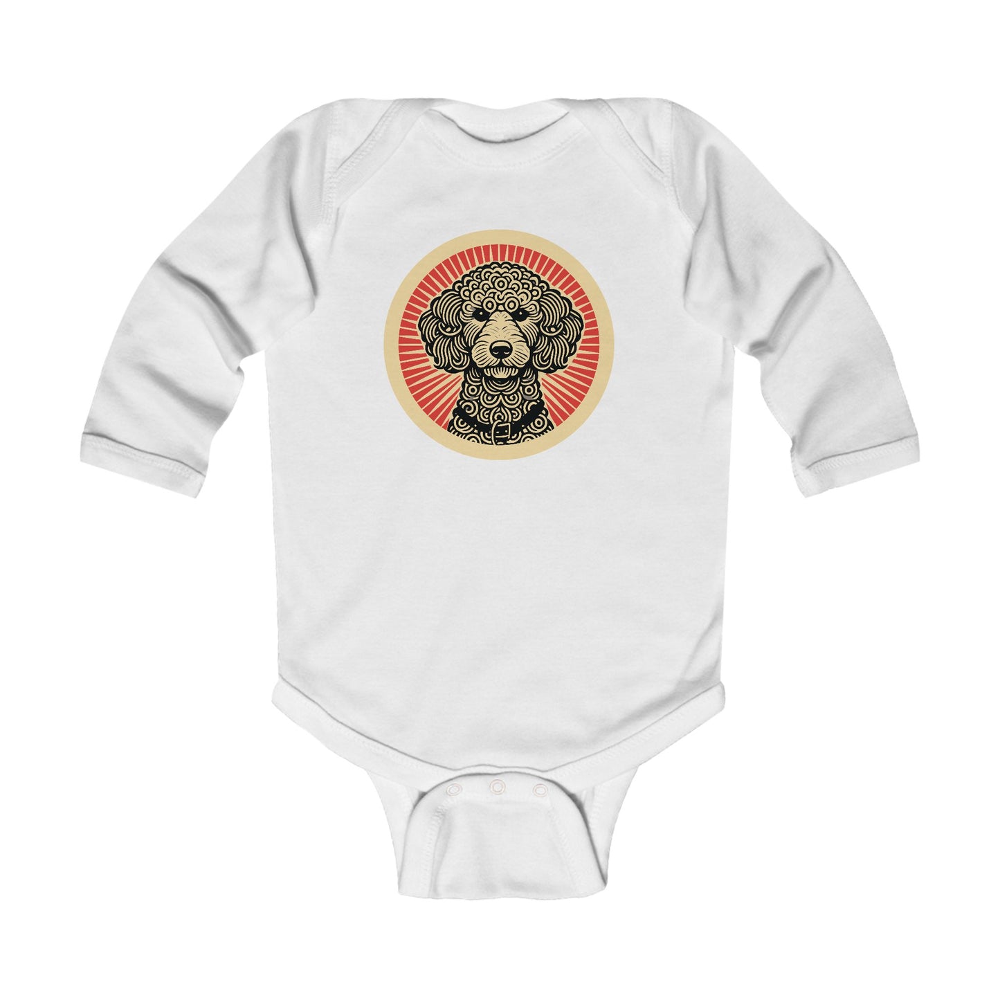 Doodle Long Sleeve Bodysuit for Infants