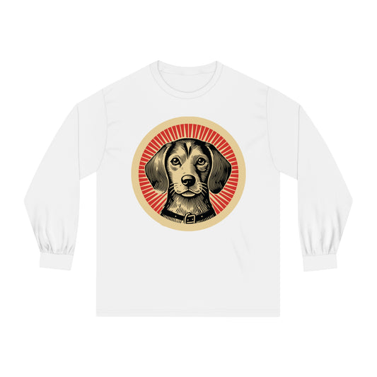 Beaglier Long Sleeve Tee for Adults
