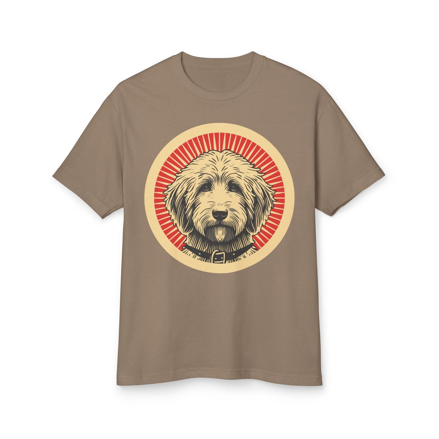 Goldendoodle Heavyweight Cotton T-Shirt for Adults