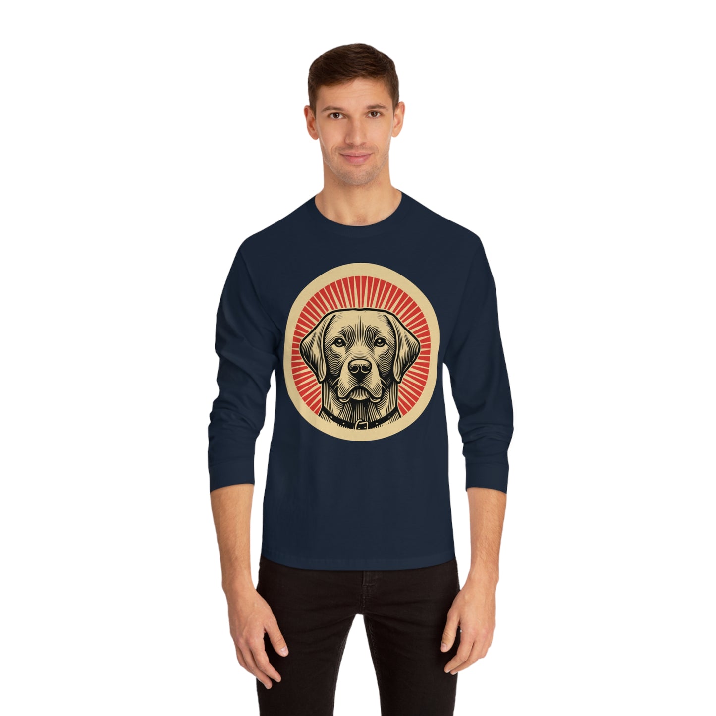Labrador Retriever Long Sleeve Tee for Adults