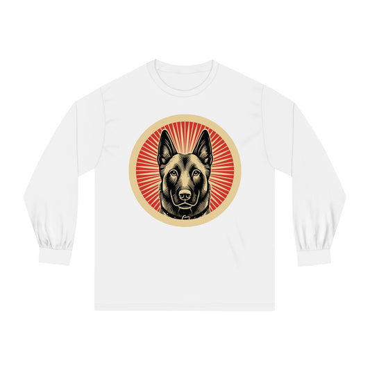 Belgian Malinois Long Sleeve Tee for Adults