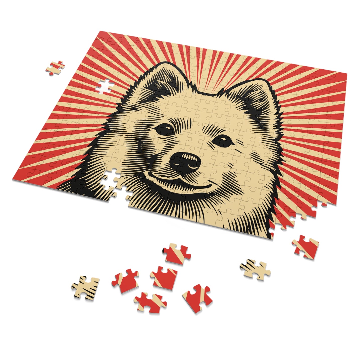 American Eskimo Dog Jigsaw Puzzle