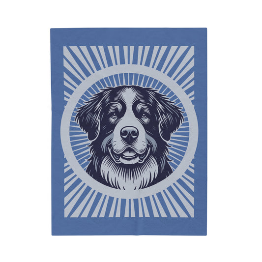 Bernese Mountain Dog Blanket