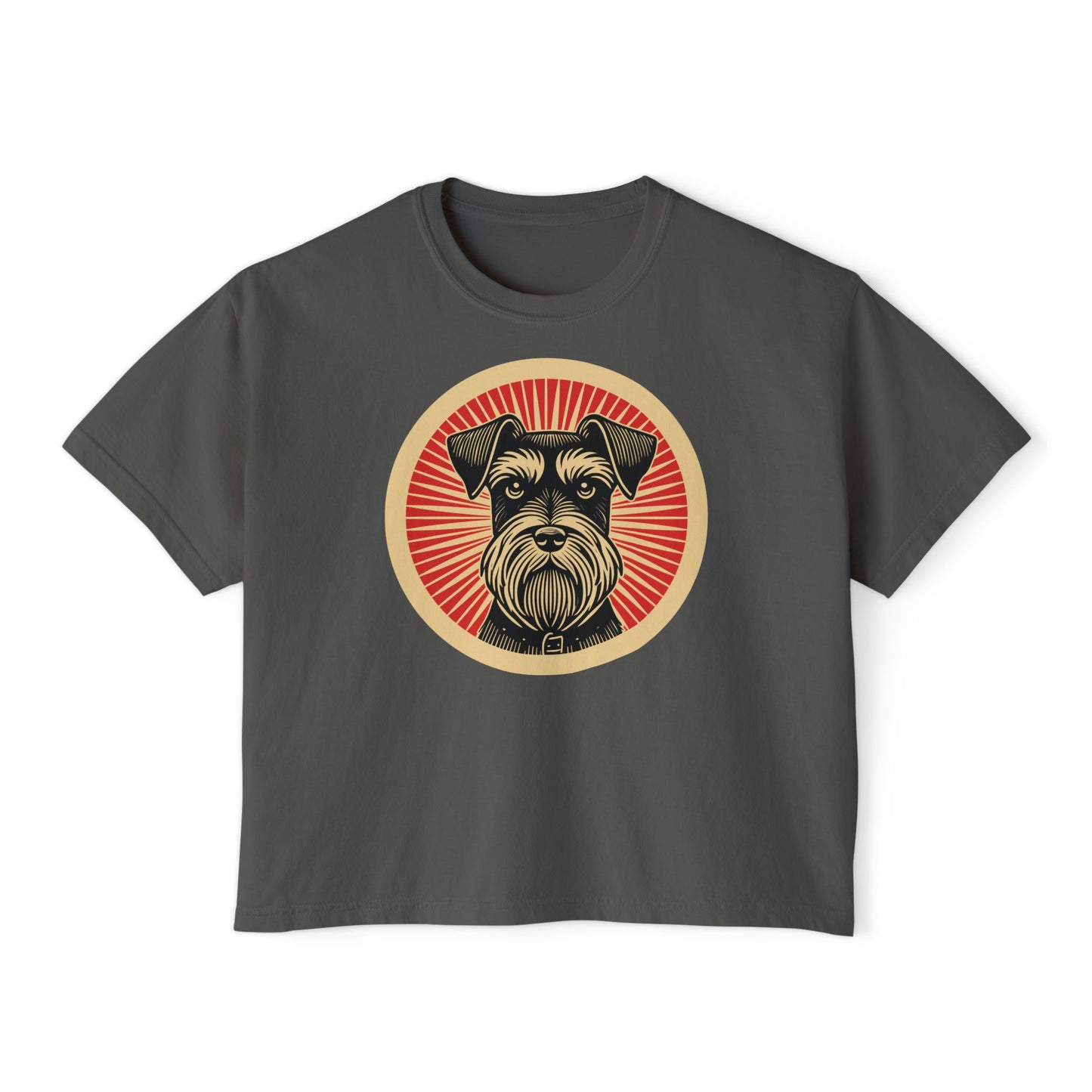 Miniature Schnauzer Boxy Tee for Women