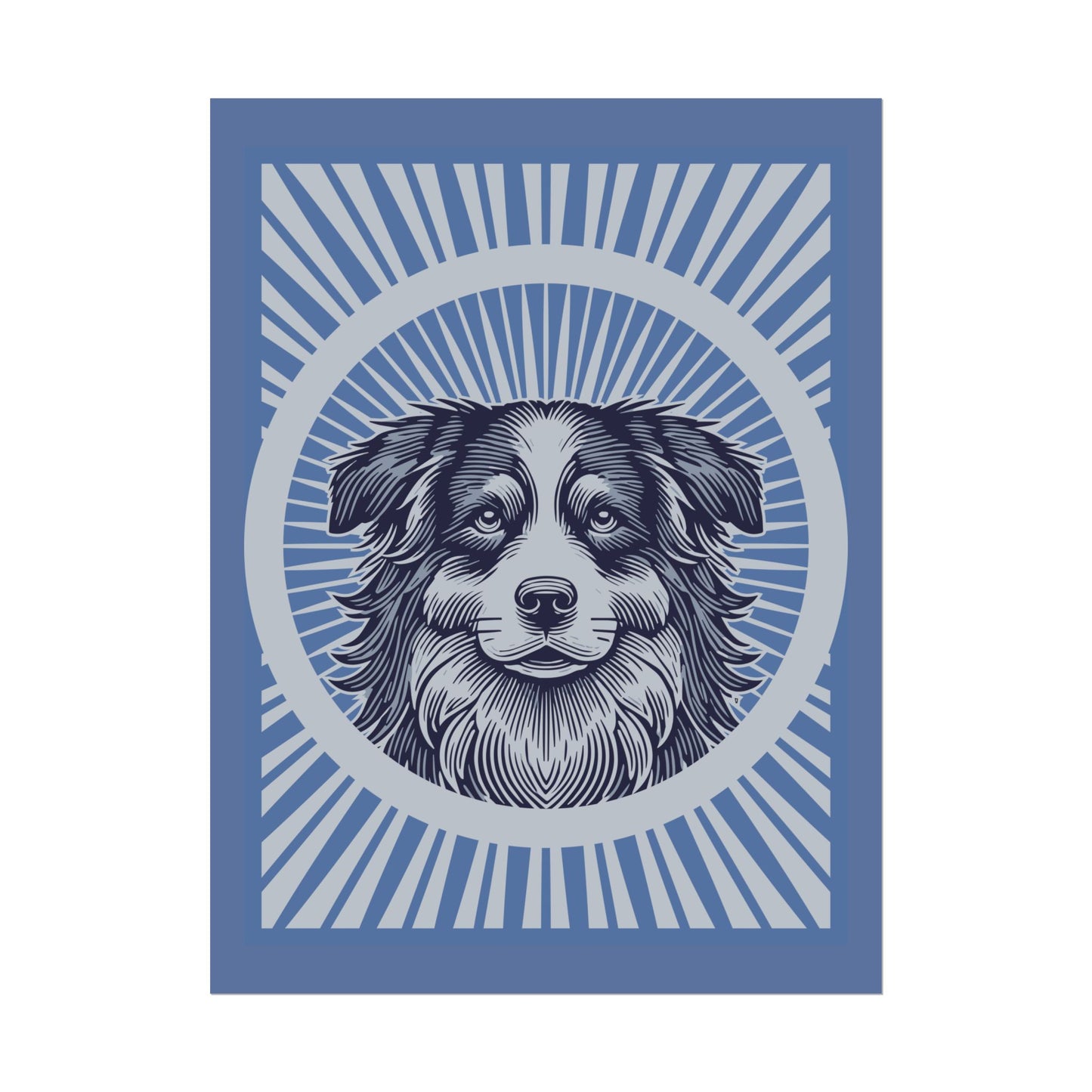 Border Collie Art Print