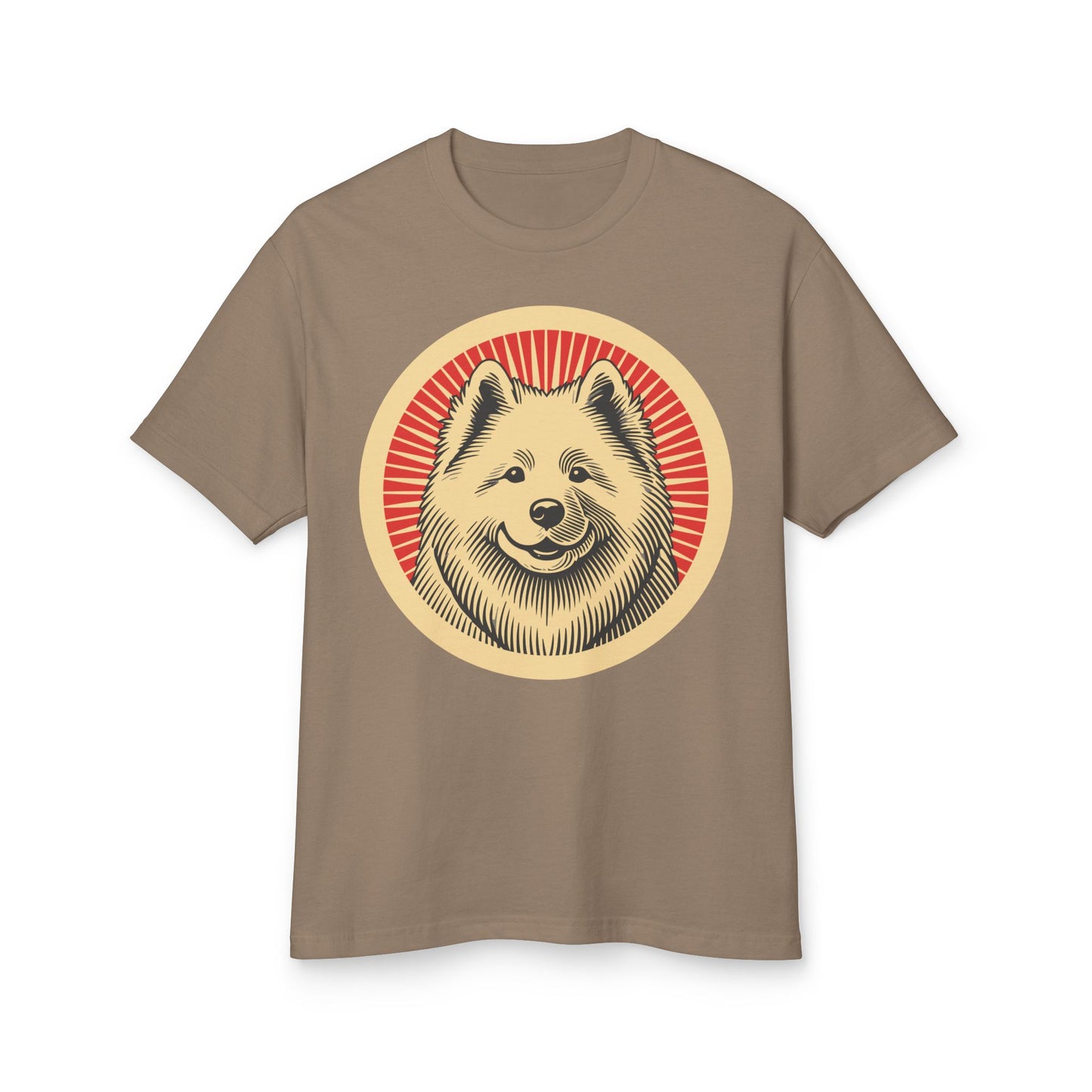 Samoyed Heavyweight Cotton T-Shirt for Adults