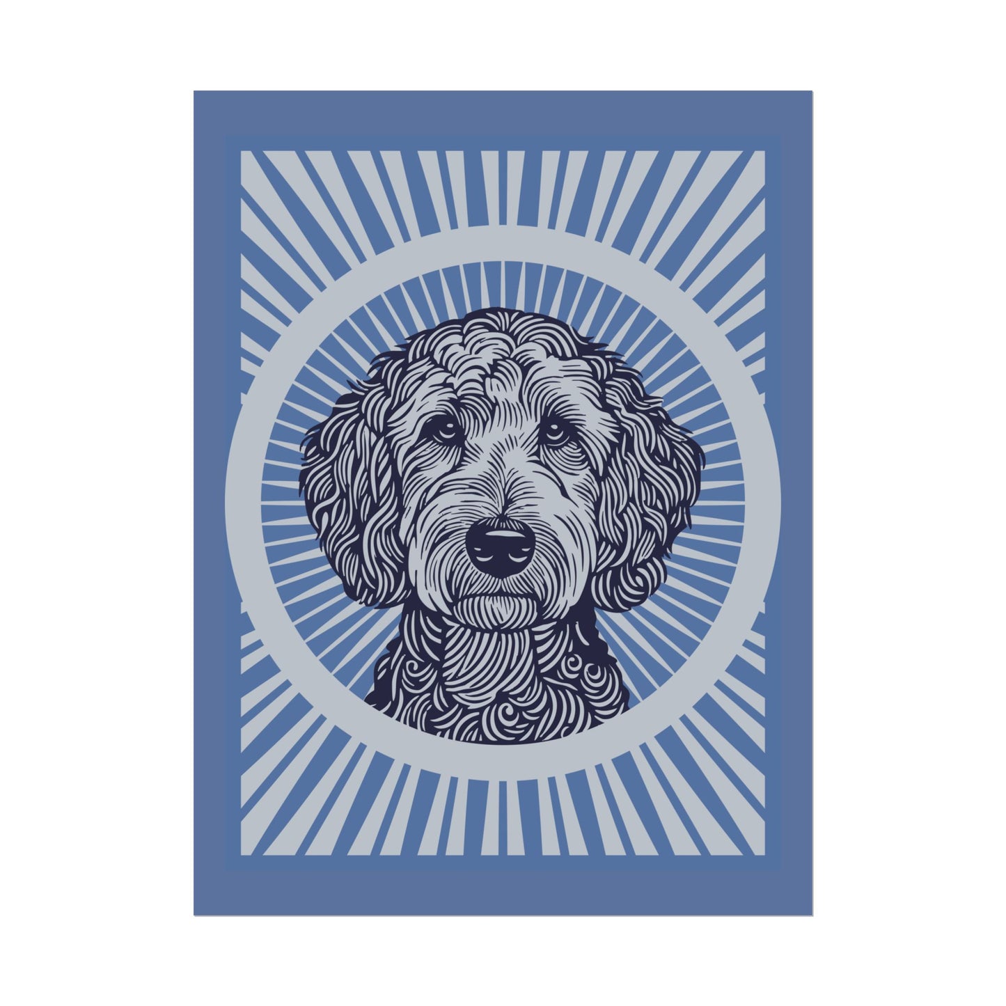 Goldendoodle Art Print