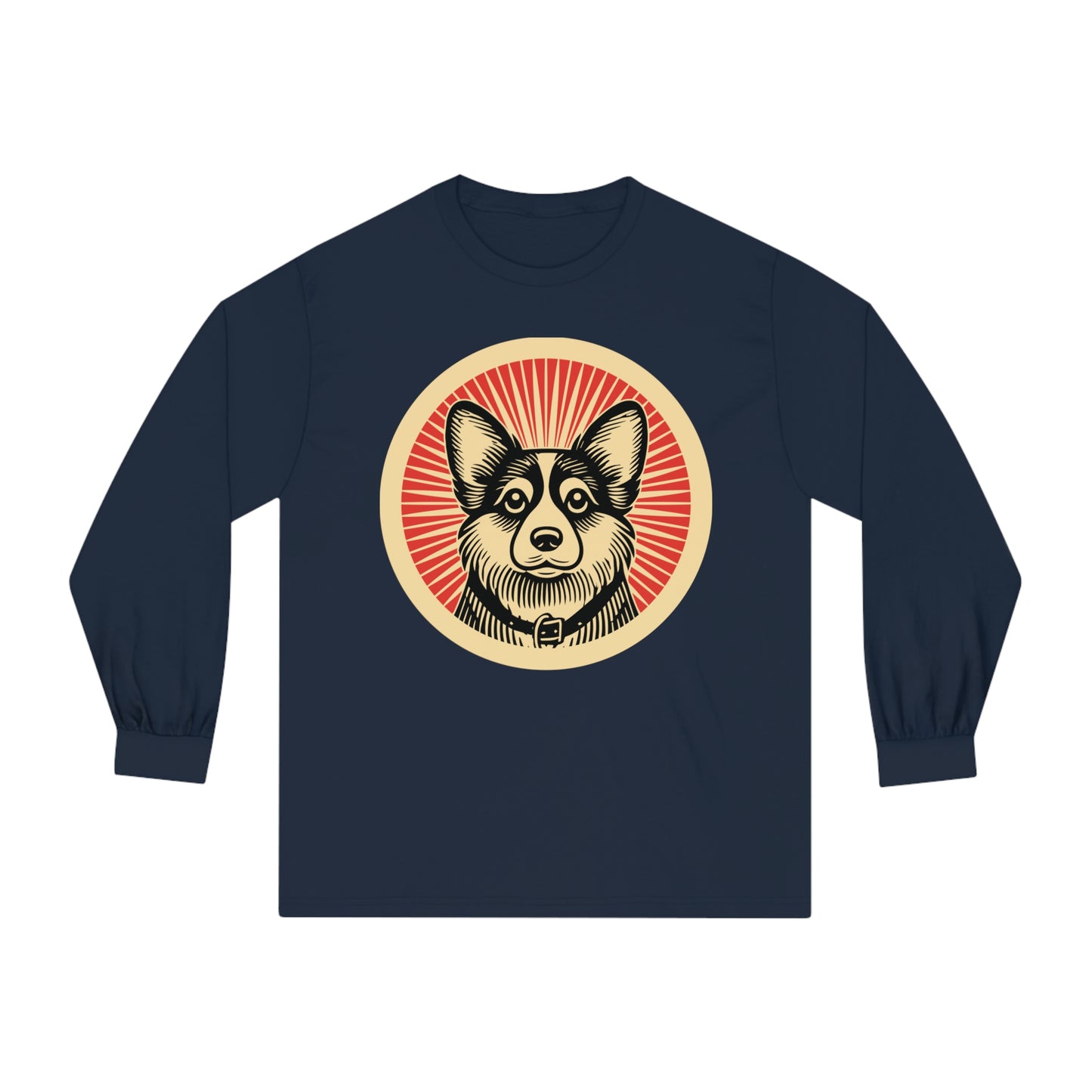 Corgipoo Long Sleeve Tee for Adults