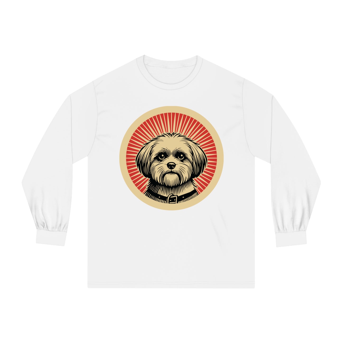 Shihpoo Long Sleeve Tee for Adults