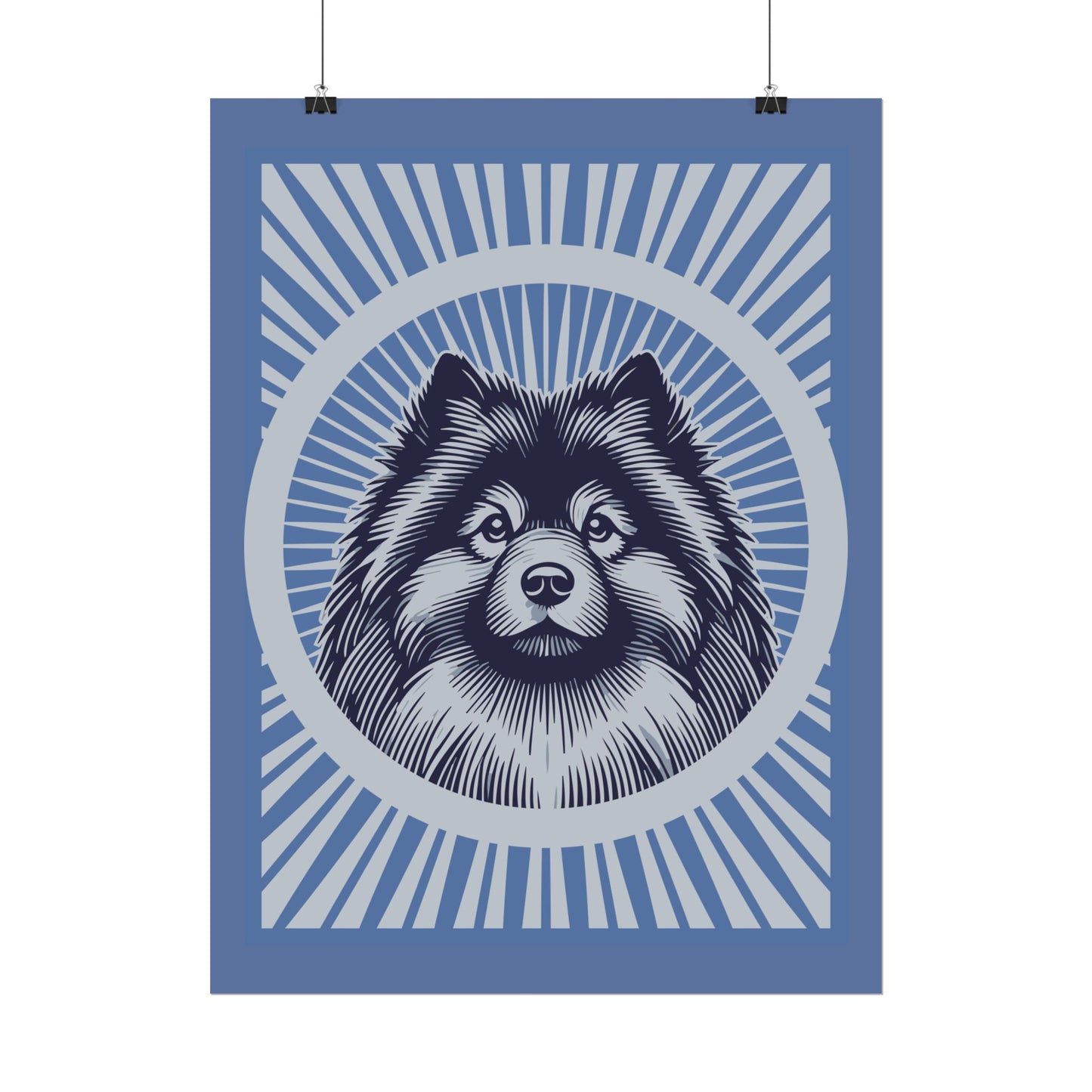 Keeshond Art Print