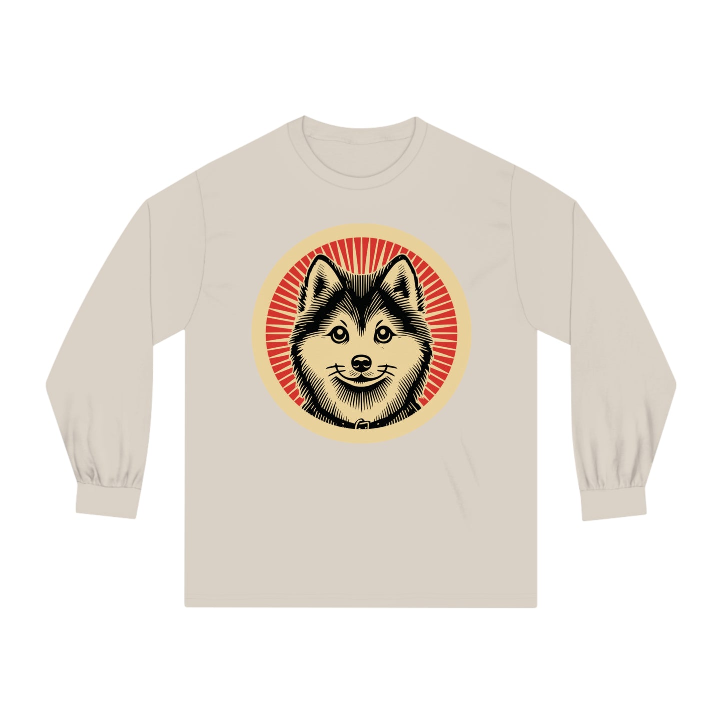 Pomsky Long Sleeve Tee for Adults