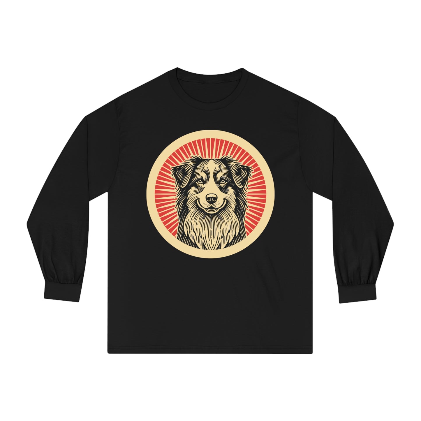 Australian Shepherd Long Sleeve Tee for Adults