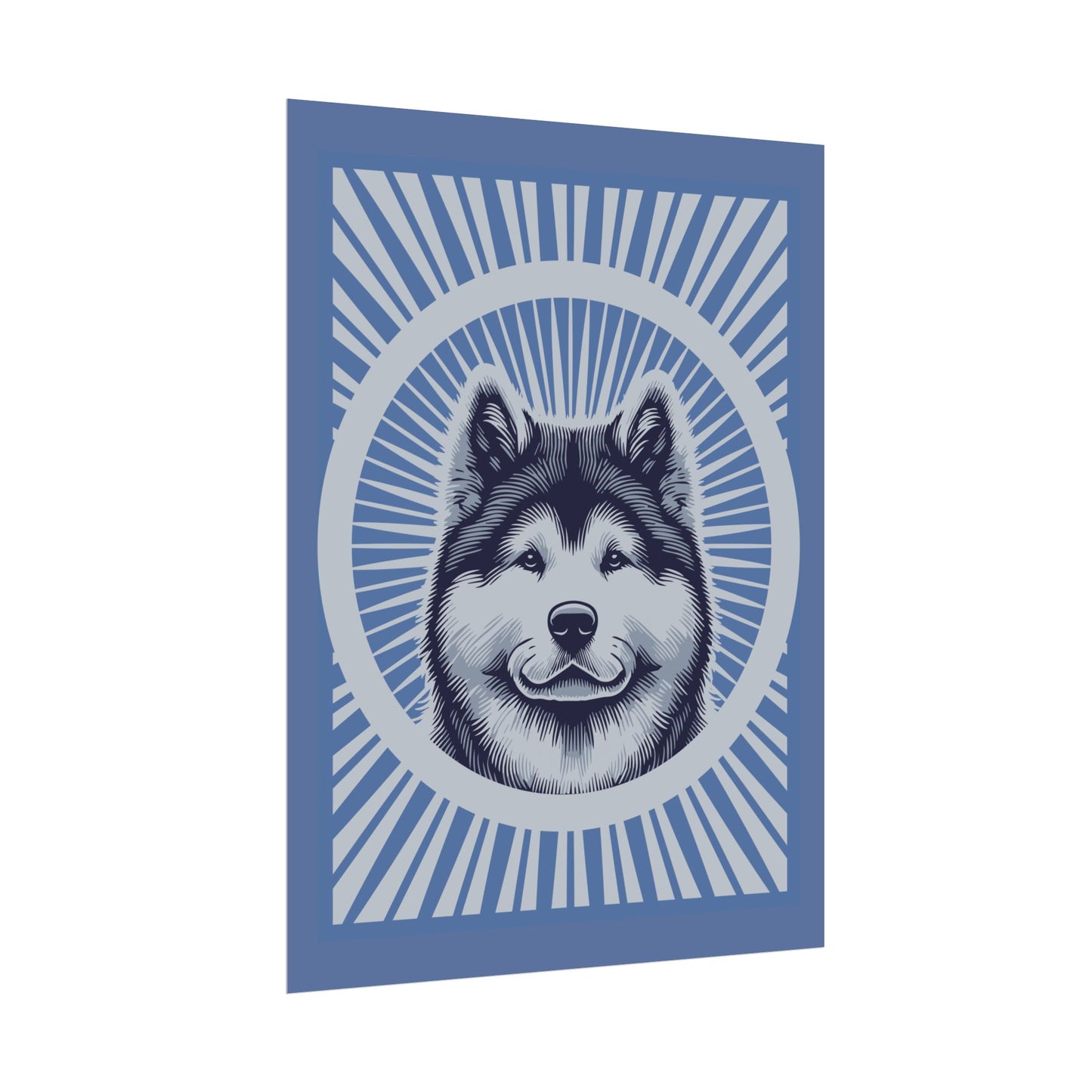 Akita Art Print