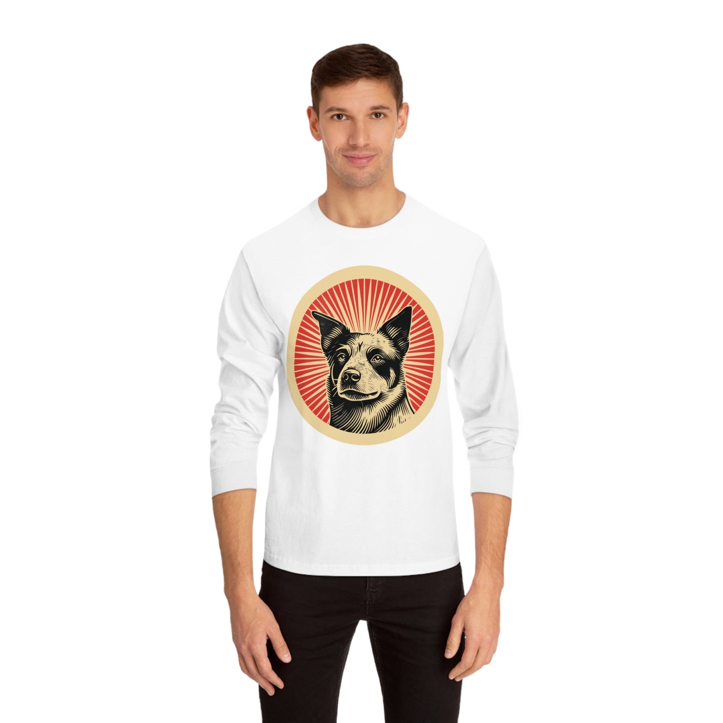 Australian Cattle Dog Long Sleeve Tee for Adults