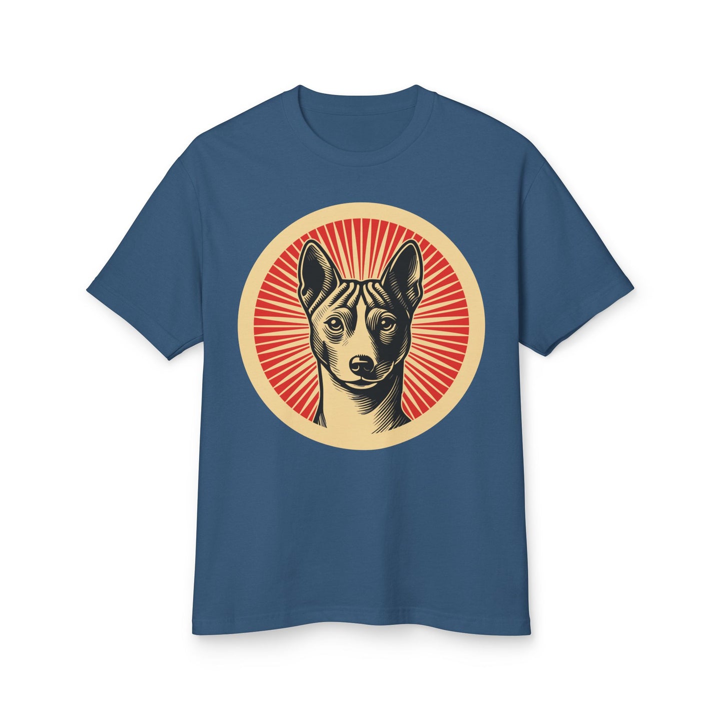 Basenji Heavyweight Cotton T-Shirt for Adults