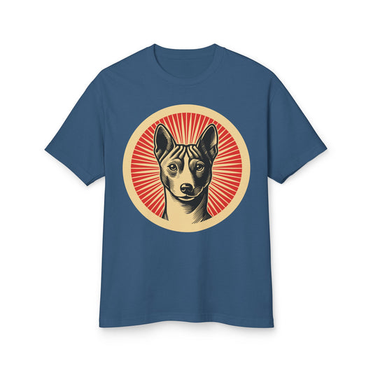 Basenji Heavyweight Cotton T-Shirt for Adults