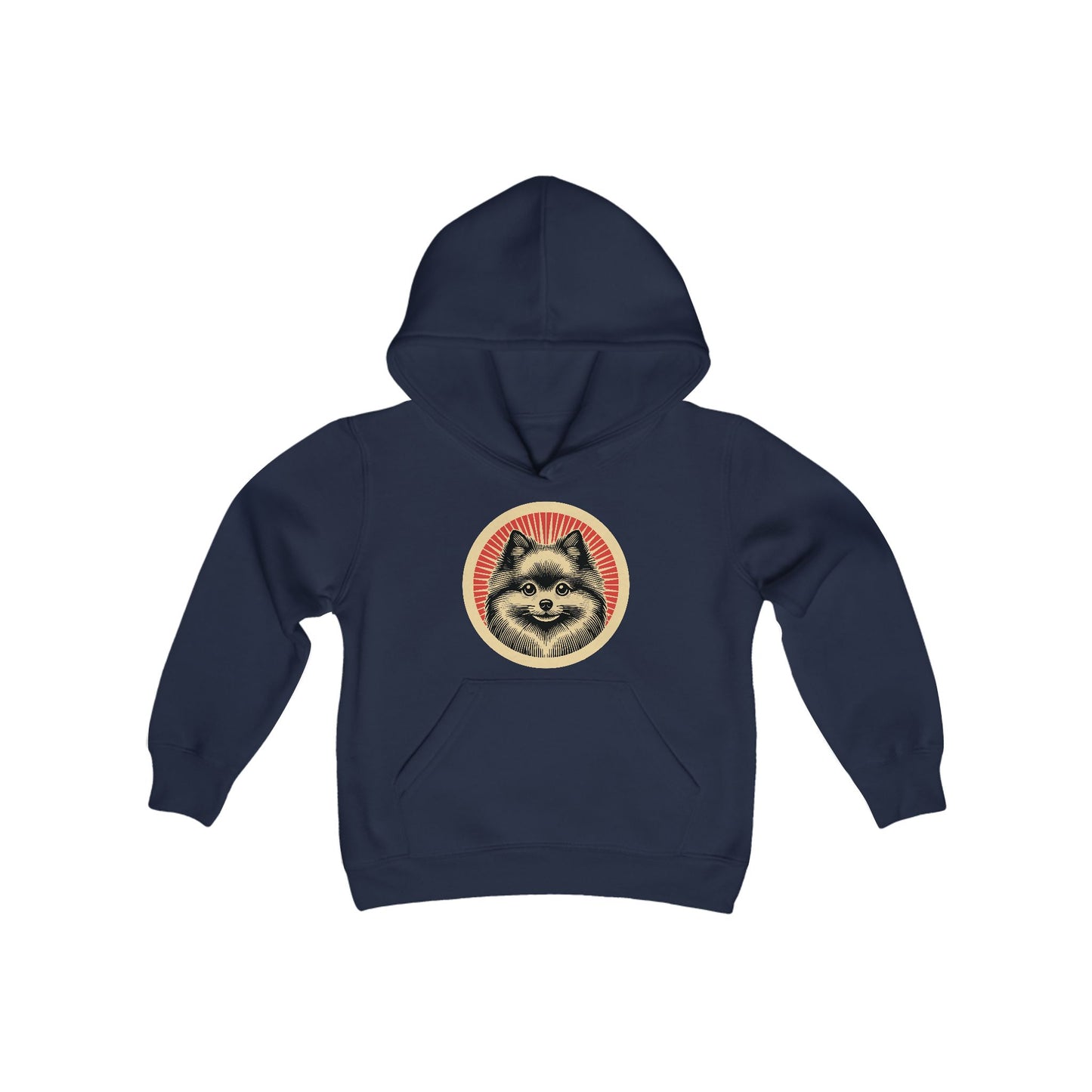 Pomeranian Heavy Hoodie for Kids