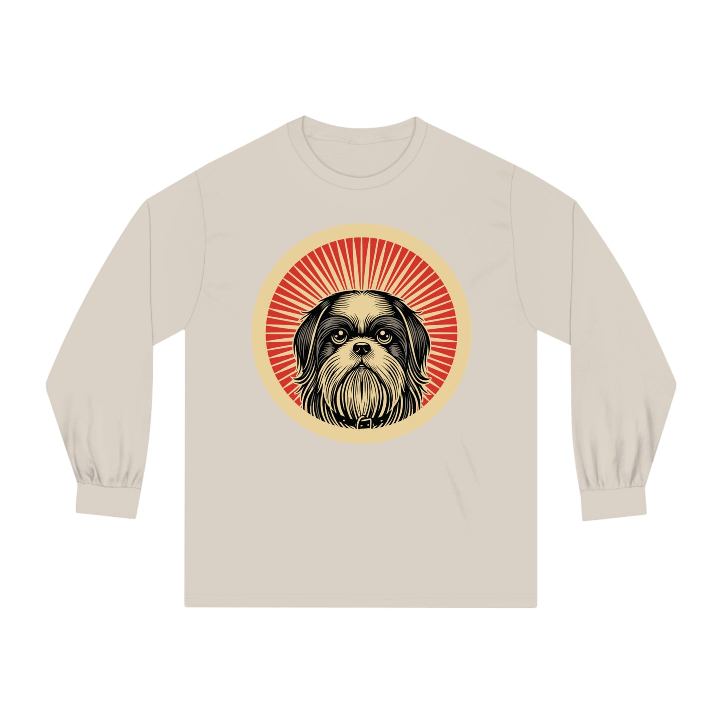Shih Tzu Long Sleeve Tee for Adults