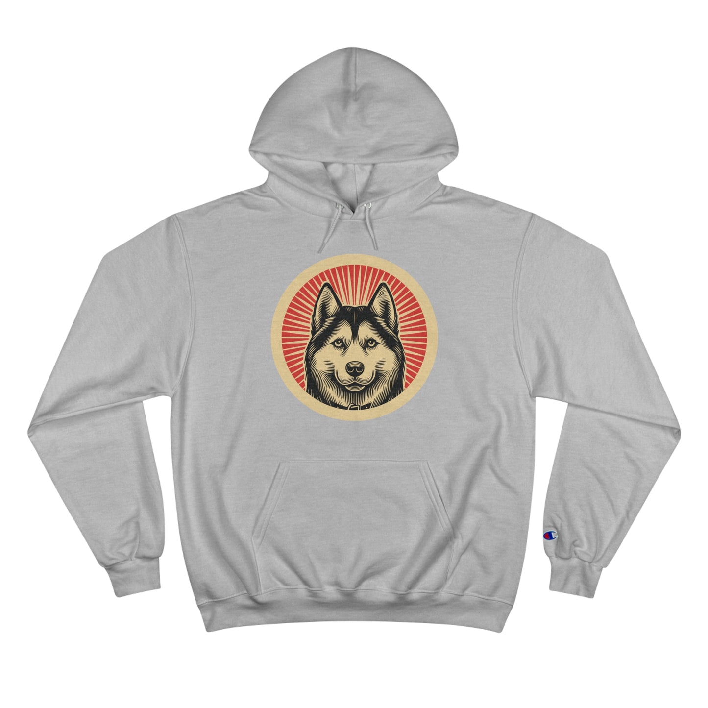 Siberian Husky Hoodie for Adults