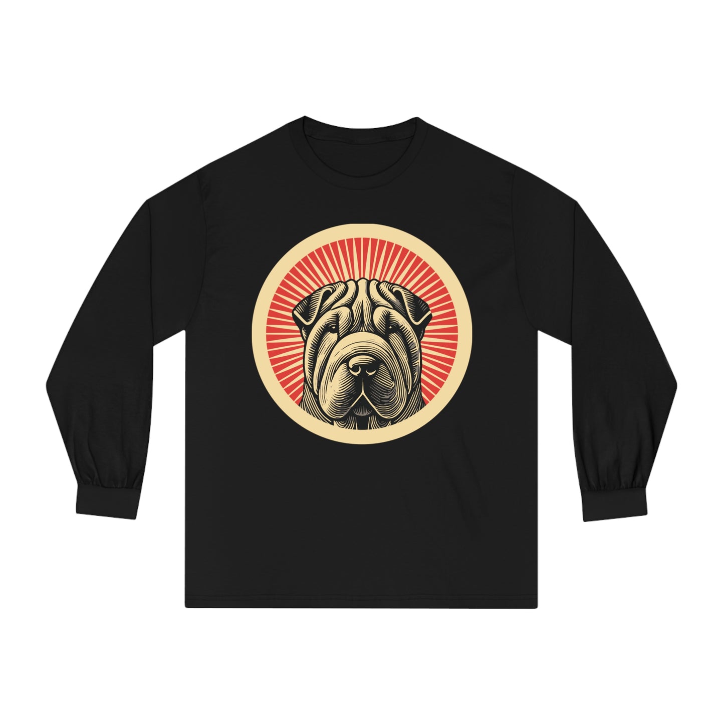 Chinese Shar-Pei Long Sleeve Tee for Adults