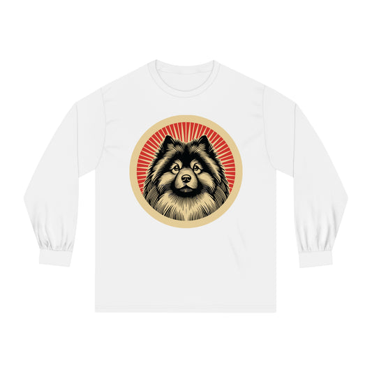 Keeshond Long Sleeve Tee for Adults