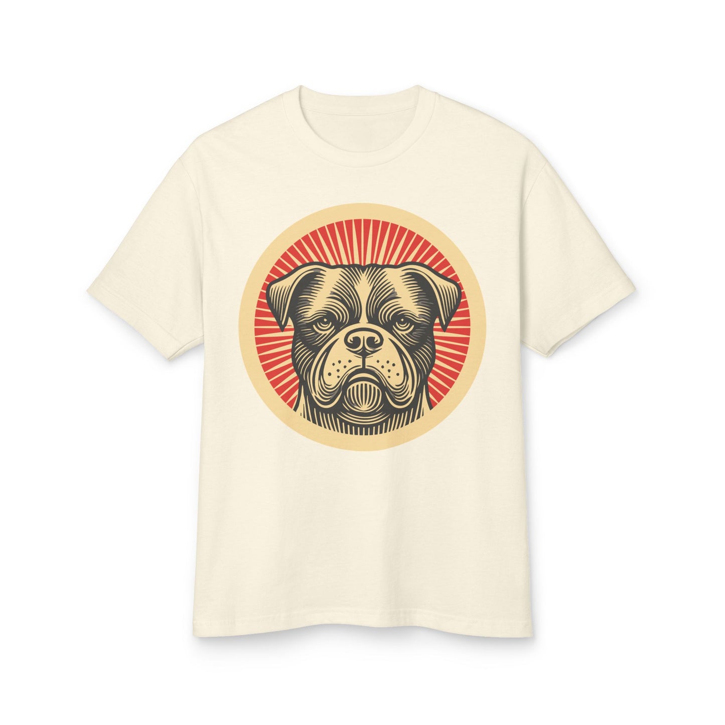 American Bulldog Heavyweight Cotton T-Shirt for Adults
