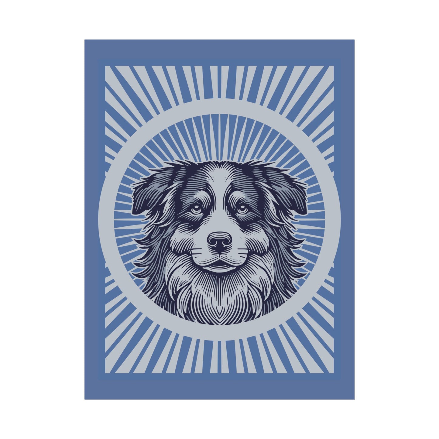Border Collie Art Print