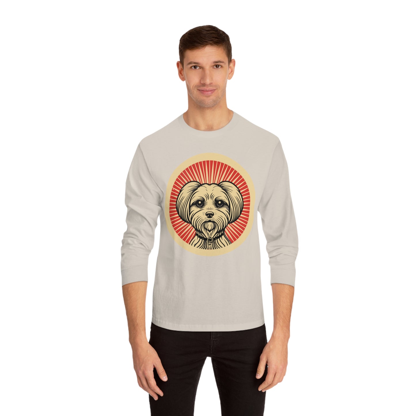 Maltese Long Sleeve Tee for Adults