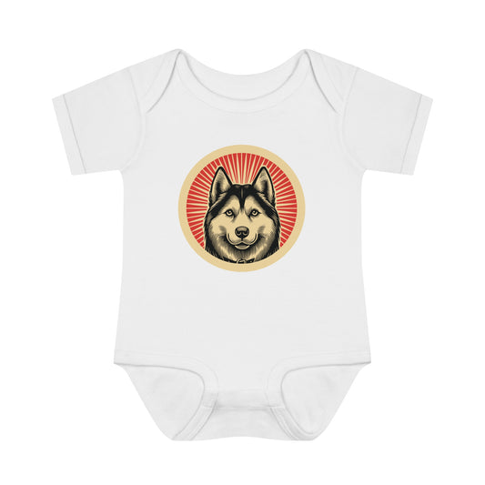 Siberian Husky Onesie for Infants