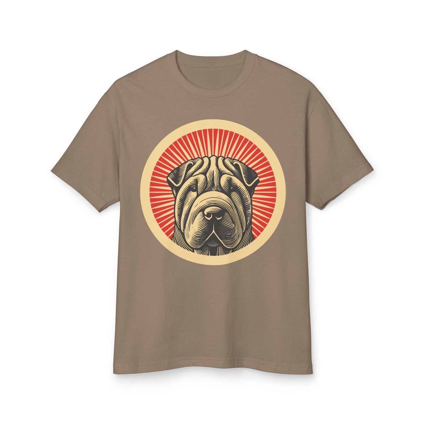 Chinese Shar-Pei Heavyweight Cotton T-Shirt for Adults