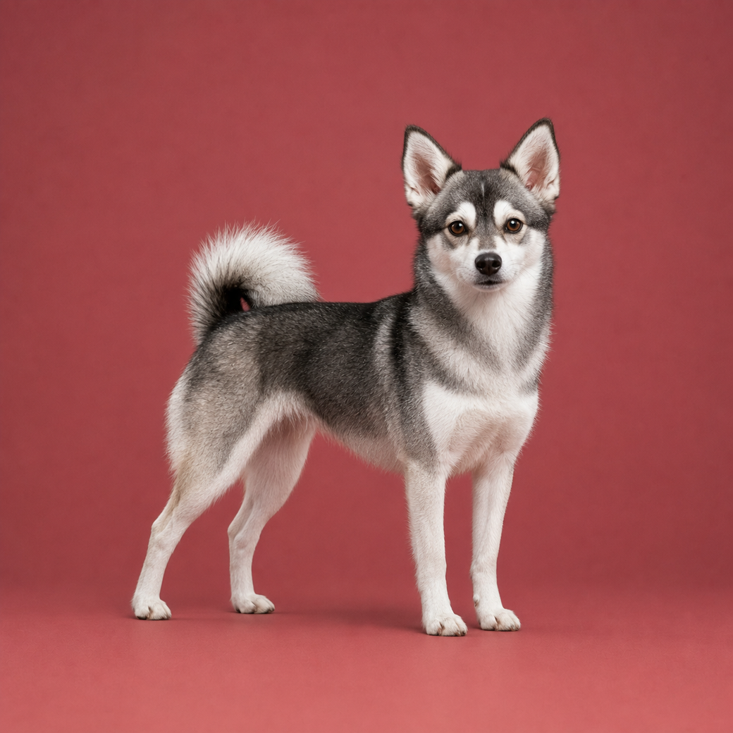 Alaskan Klee Kai, studio portrait